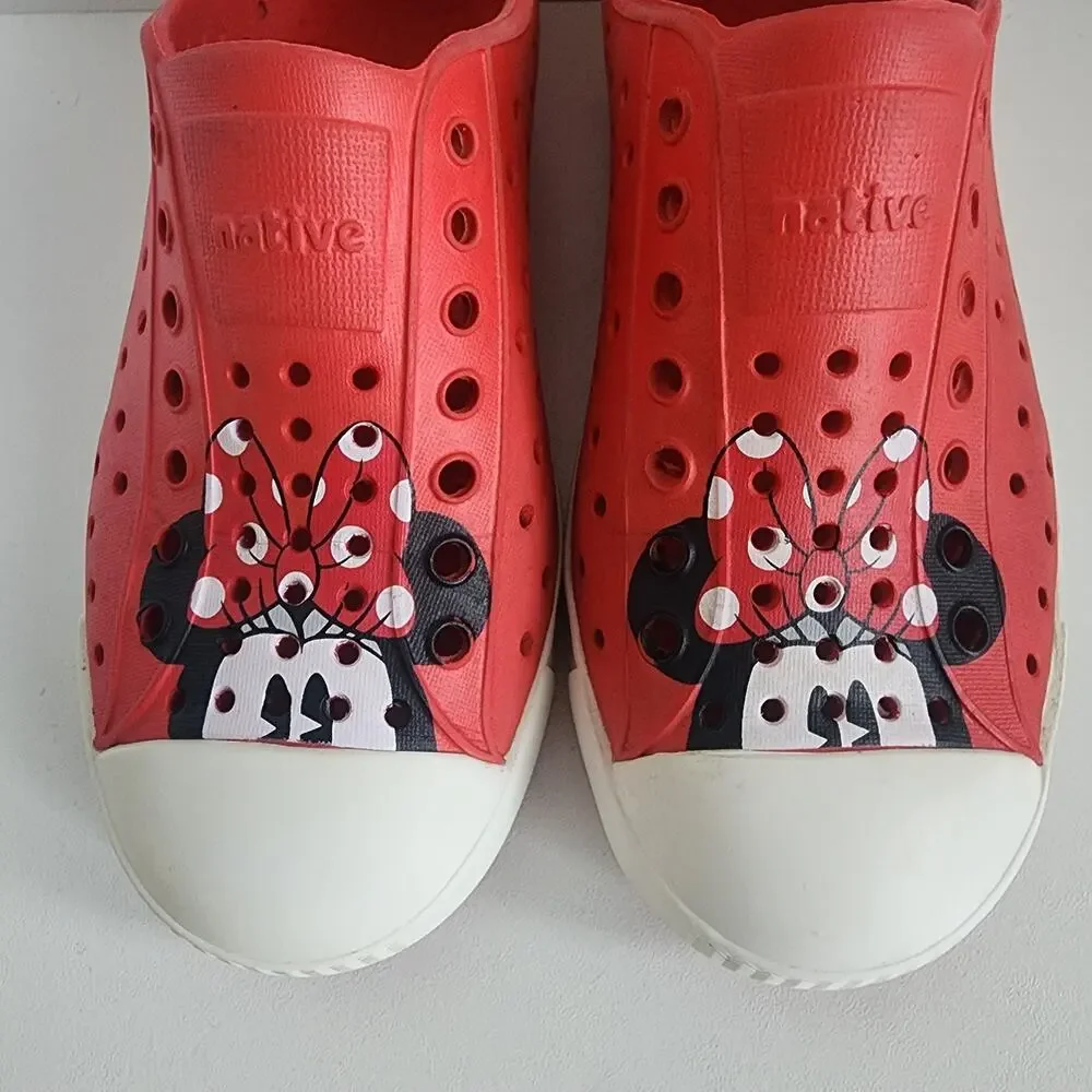 Disney x Native Red‎ Minnie Mouse Slip On Shoes - C12